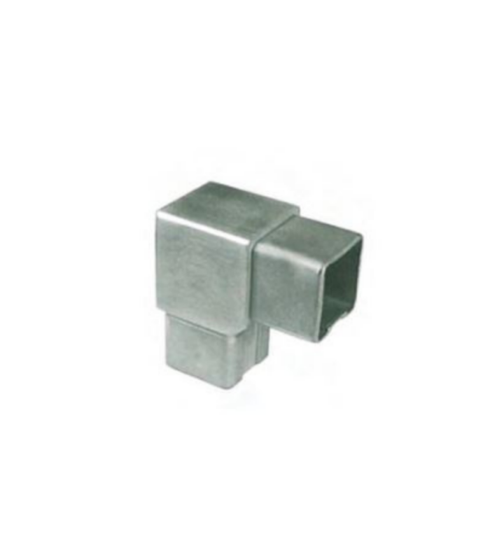 connector quadrat inox png