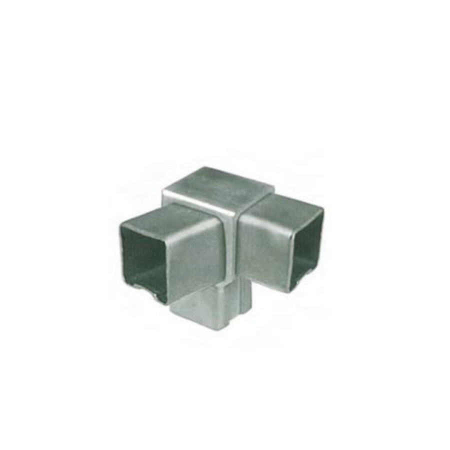 conector cuadrado inox esquinero png