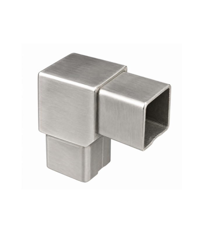 conector tubo cuadrado l f600 77